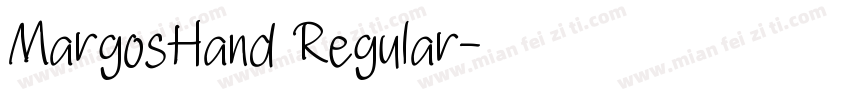 MargosHand Regular字体转换